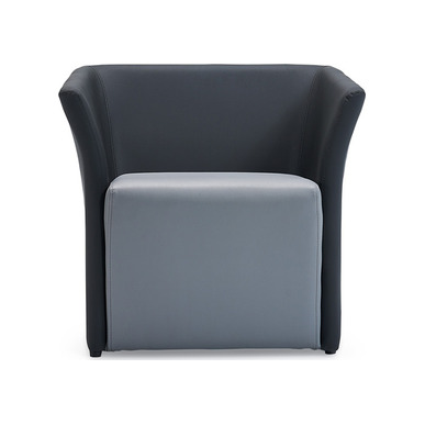 skarner deri döşemeli modern tekli kanepe