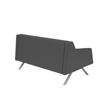 skittle boyalı ayak ikili ofis kanepesi - küçük detay görsel 3