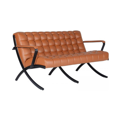 square siyah boyalı ayak ikili kanepe