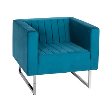 stema krom ayak kumaş döşeme tekli kanepe