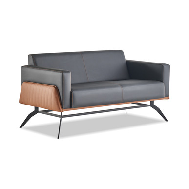 strom metal boyalı ayak ikili ofis kanepesi