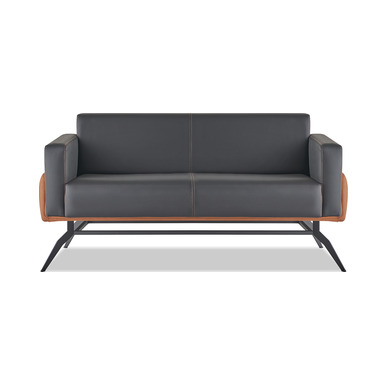 strom metal boyalı ayak ikili ofis kanepesi - küçük detay görsel 2