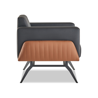 strom metal boyalı ayak tekli ofis kanepesi - küçük detay görsel 2