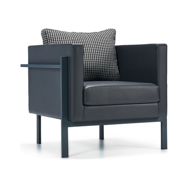 Talse Deri Döşemeli Yastıklı Tasarım Tekli Kanepe - küçük detay görsel 2 - Ofis Kanepeleri