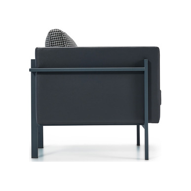 Talse Deri Döşemeli Yastıklı Tasarım Tekli Kanepe - küçük detay görsel 3 - Ofis Kanepeleri