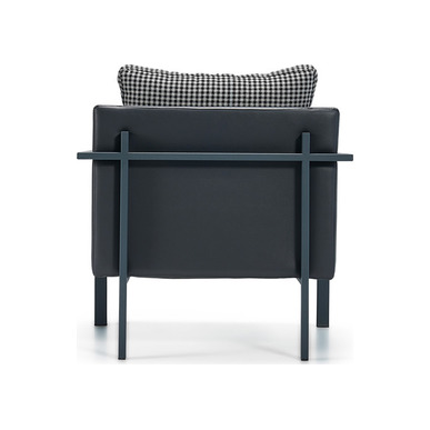 Talse Deri Döşemeli Yastıklı Tasarım Tekli Kanepe - küçük detay görsel 4 - Ofis Kanepeleri