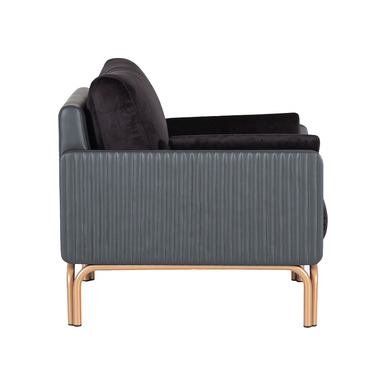 tanox kol deri dikişli tekli kanepe - küçük detay görsel 2