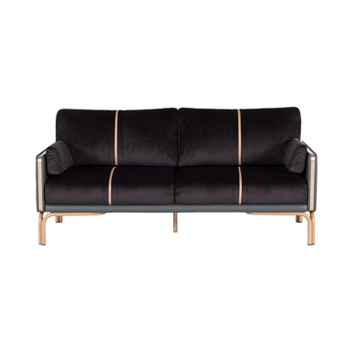 tanox kol deri dikişli üçlü kanepe - küçük detay görsel 2