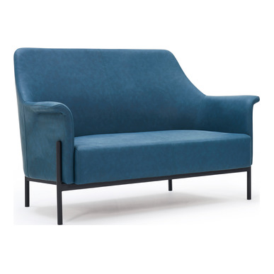 thales metal ayaklı sade ikili kanepe