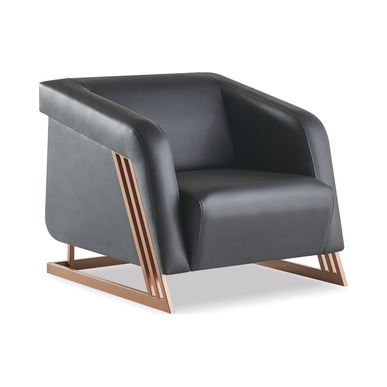 tunç şık metal ayaklı tekli kanepe