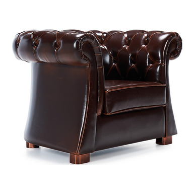 velcan deri döşemeli kapitoneli tekli kanepe - küçük detay görsel 2