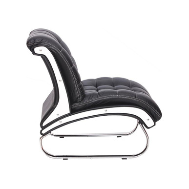 vernon krom ayaklı tekli koltuk - küçük detay görsel 3