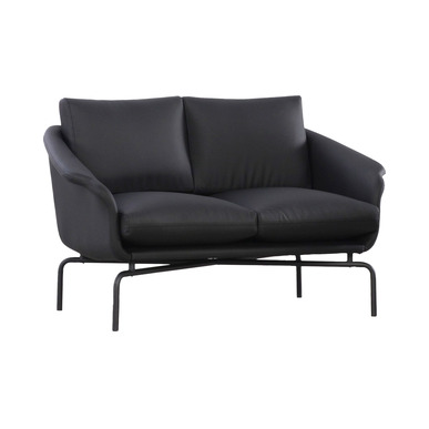 virar dekoratif metal ayaklı ikili kanepe