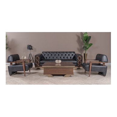 vivanta ahşap detaylı kanepe takımı