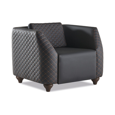 viveda dikişli tekli ofis kanepesi