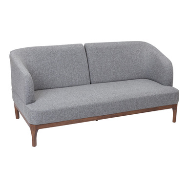 voke ahşap ayaklı ikili ofis kanepesi