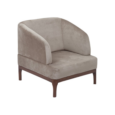 voke ahşap ayaklı tekli ofis kanepesi