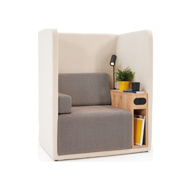 wolf modern kabinli tekli berjer - küçük detay görsel 2