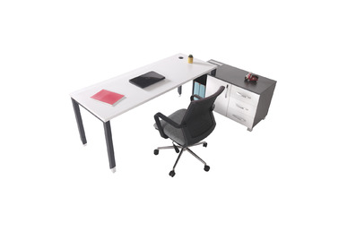 Aveon Etajerli L Çalışma Masası 160cm