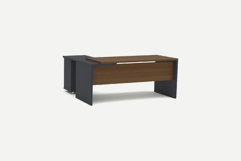 Coffer Etajerli Kesonlu Masa 180cm