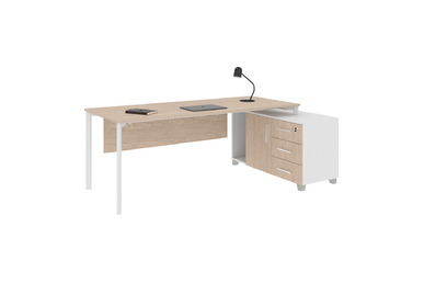 Eflorant Sağ Etajerli 160cm Çalışma Masası - Ofis Masaları