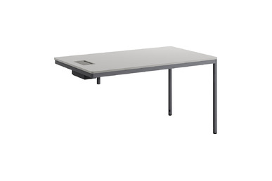 Jala Metal Çift Ayaklı Ofis Masası 160cm