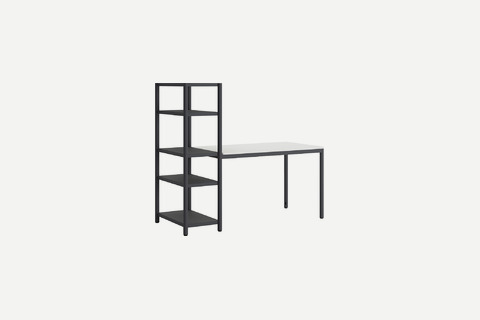 Jala Modern Kitaplıklı Çalışma Masası 200cm