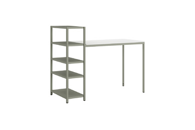 Jala Modern Kitaplıklı Yüksek Masa 180cm - Ofis Masaları