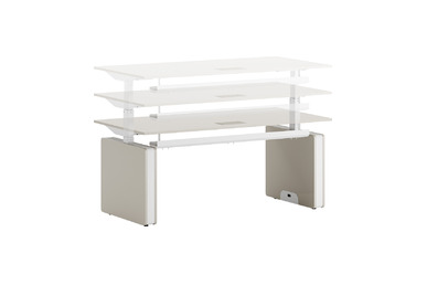 Panokato Wood Box Yükseklik Ayarlı Masa 140x70cm - küçük detay görsel 3 - Ofis Masaları
