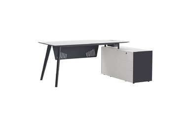 Ploi Etajerli Ofis Masası - Ofis Masaları