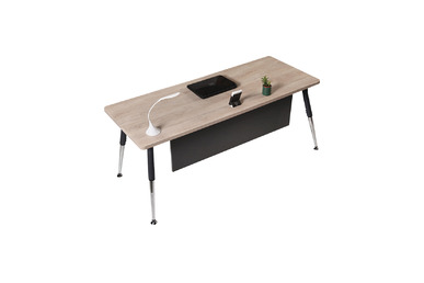 Toucher Metal Ayaklı Çalışma Masası 140cm - Ofis Masaları