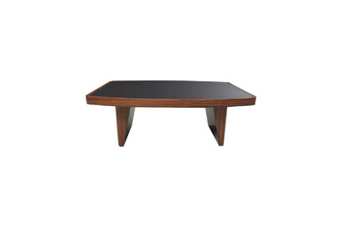 Leather Cilalı Derili Makam Sehpası - Ofis Sehpaları