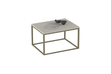 Meridian Metal Detaylı Yönetici Sehpası 55cm