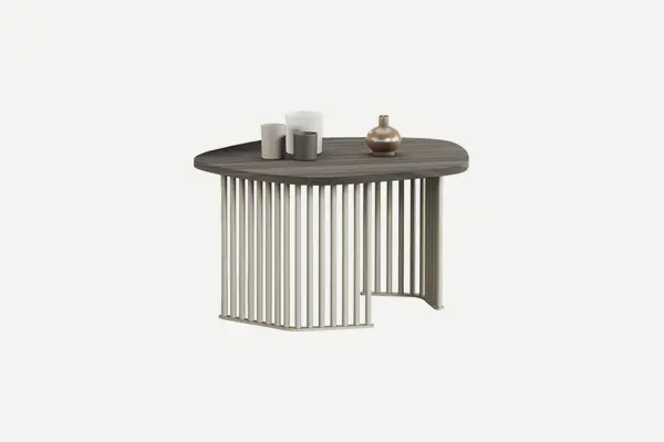 Novno Modern Metal Ayaklı Sehpa 60cm