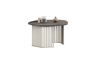 Novno Modern Metal Ayaklı Sehpa 60cm - Ofis Sehpaları