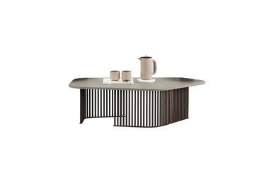 Novno Modern Tasarım Metal Ayaklı Sehpa 120cm - Ofis Sehpaları