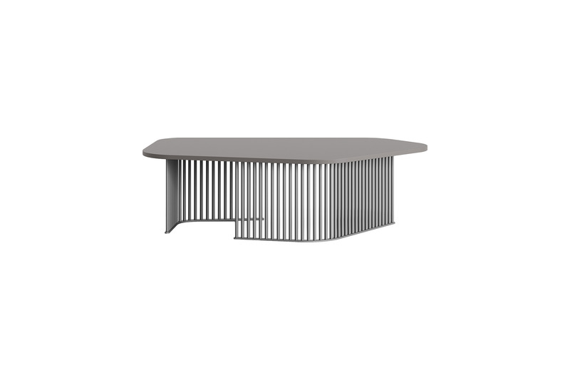 Novno Modern Tasarım Metal Ayaklı Sehpa 120cm