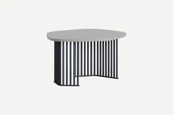 Novno Modern Tasarım Metal Ayaklı Sehpa 60cm