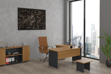 Pine L Personel Takımı 140cm - Ofis Takımları