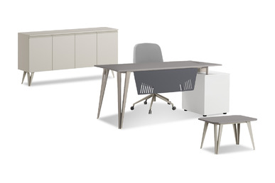 Sable Etajerli Personel Takımı 180cm - Ofis Takımları