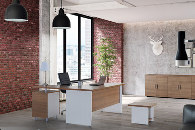 Sanora Etajerli Ara Yönetici Ofis Takımı - Ofis Takımları