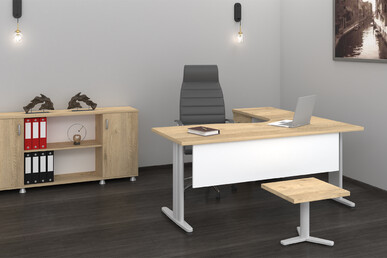 Smıth Etajerli Personel Takımı 160cm - Ofis Takımları