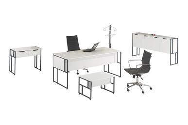Trelos Metal Ayaklı Yönetici Takımı 180cm - Ofis Takımları