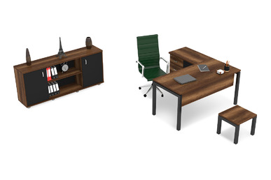 Upsilon L Personel Takımı 140cm - küçük detay görsel 2 - Ofis Takımları