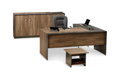 Buwo Modern Ofis Masa Takımı 160Cm - Personel Takımları