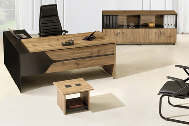 grana çift renk ahşap tasarım ofis takımı 180cm