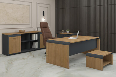 prude ahşap müdür takımı 180cm