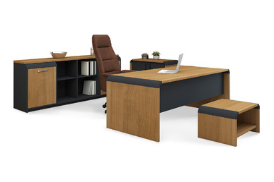 prude ahşap müdür takımı 180cm