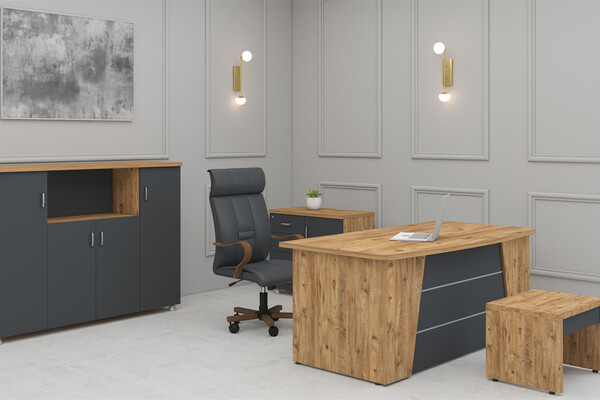 silia ahşap ara yönetici takımı 180cm