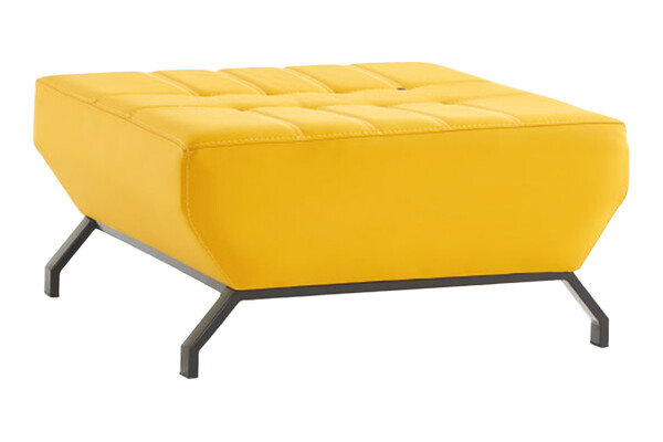 artope dekoratif metal ayaklı puf